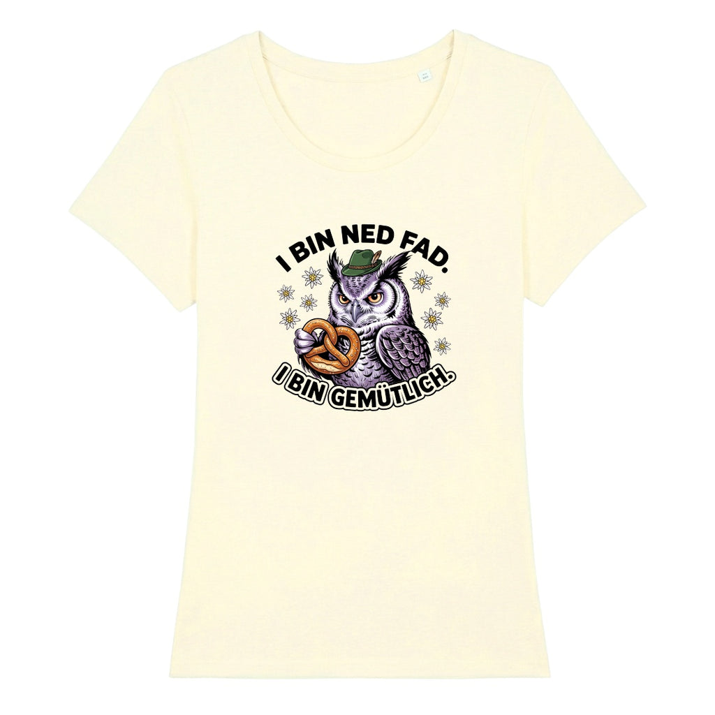 I bin ned fad Wiesn Damen T-Shirt in Beige