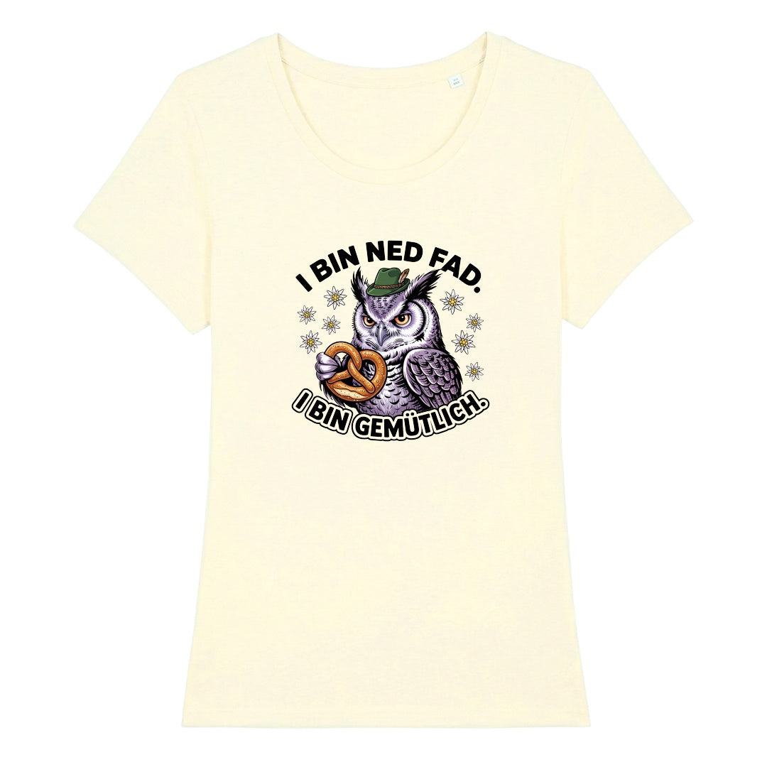 I bin ned fad Wiesn Damen T-Shirt in Beige