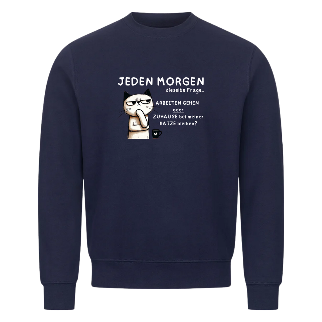 Sweatshirt Jeden Morgen, getragen