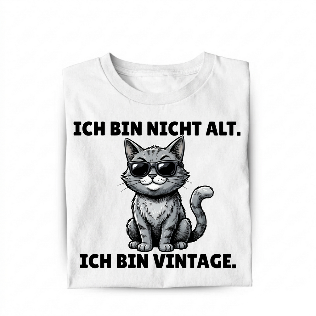 Ich bin Vintage Bio T-Shirt