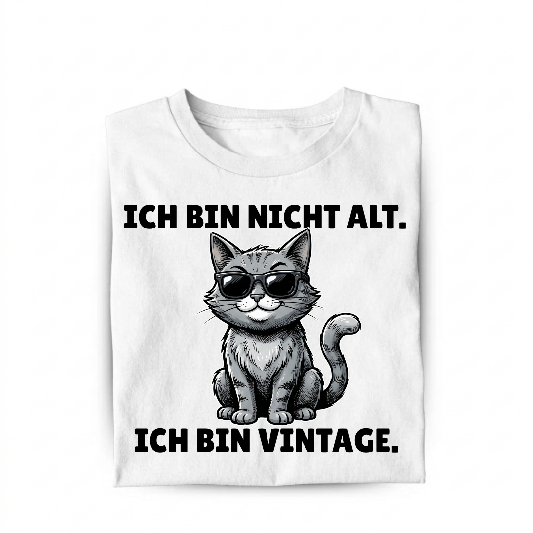 Ich bin Vintage Bio T-Shirt