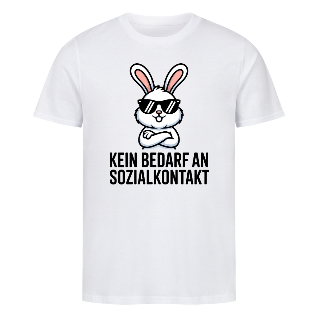 T-Shirt Kein Bedarf an Sozialkontakt, Motivansicht