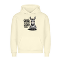 Sturer Esel Hoodie in Beige mit Esel-Motiv und lustigem Spruch