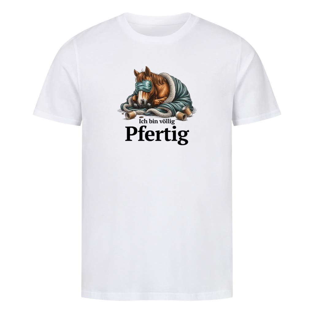 T-Shirt Völlig Pfertig, Motivansicht