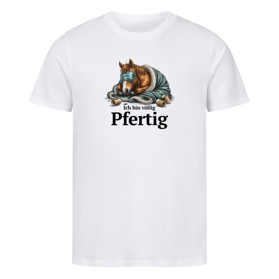 T-Shirt Völlig Pfertig, Motivansicht