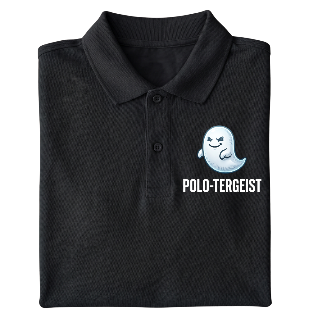 Polo-tergeist Polo T-Shirt gefaltetes Mockup