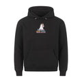 Lustiger Hoodie mit Spruch Friede Freude Fresse Halten, Vorderansicht
