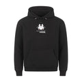 Lustiger Hoodie mit Spruch Müde, Vorderansicht