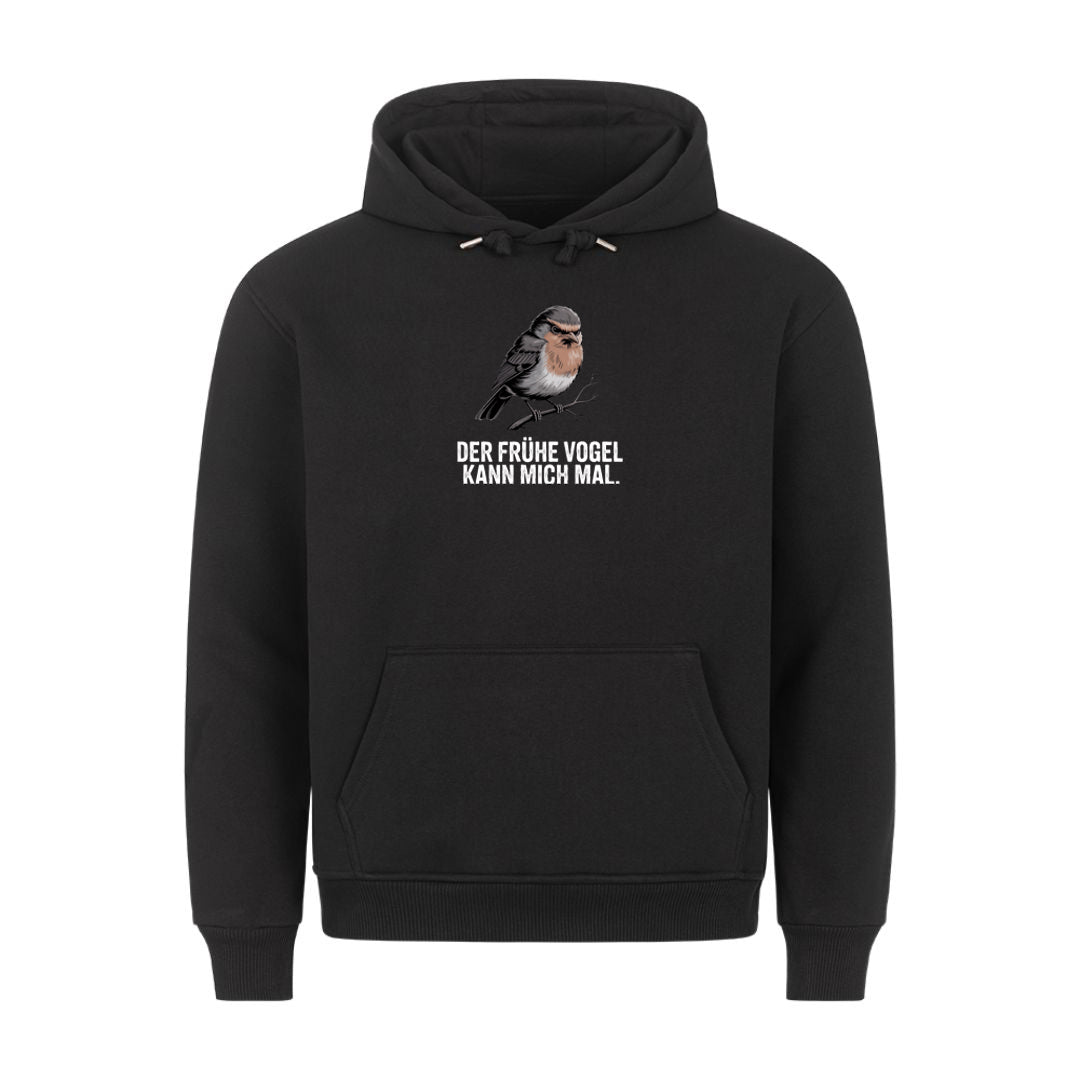 Lustiger Hoodie mit Spruch Fürhe Vogel Spatz, Vorderansicht