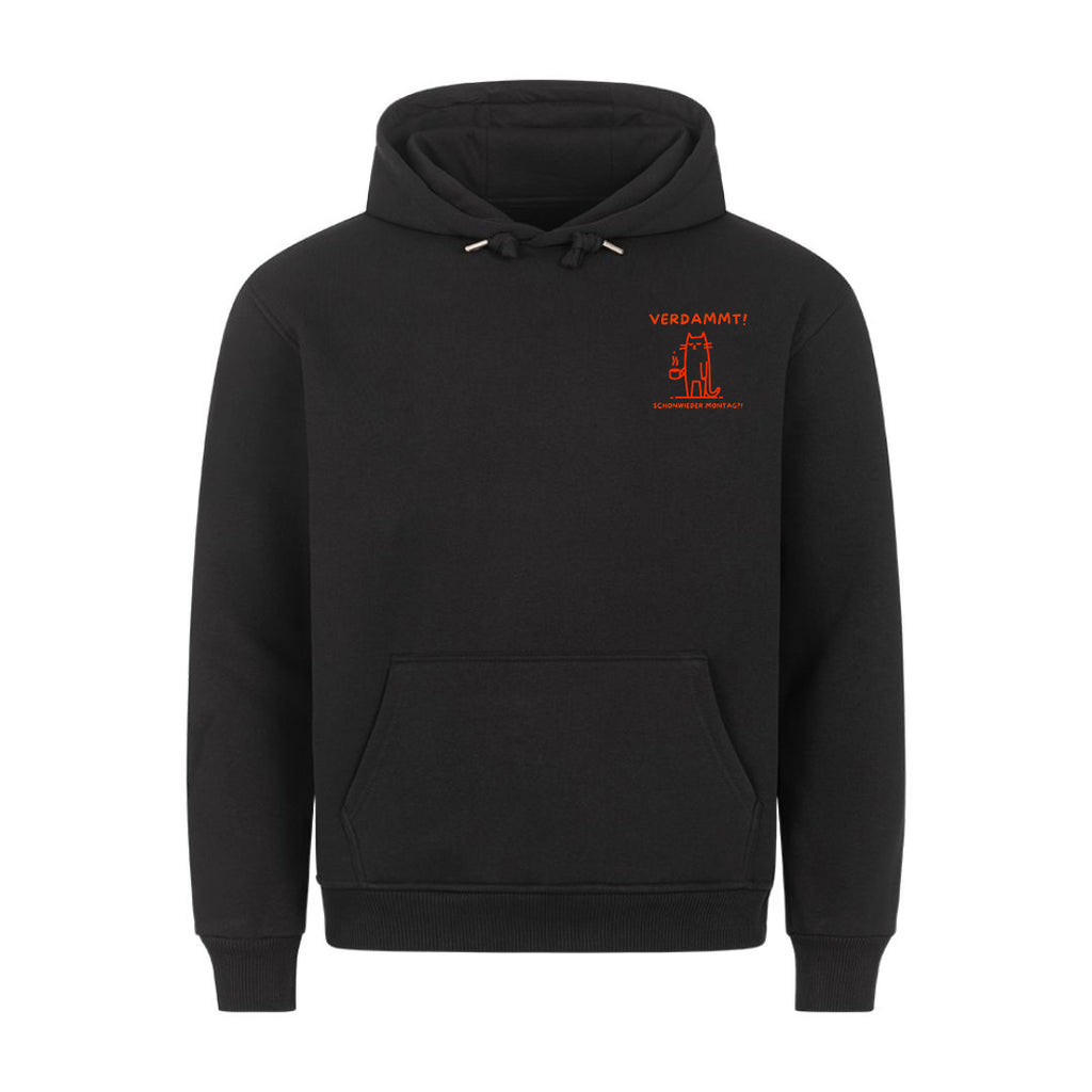 Verdammt Montag Katze Hoodie