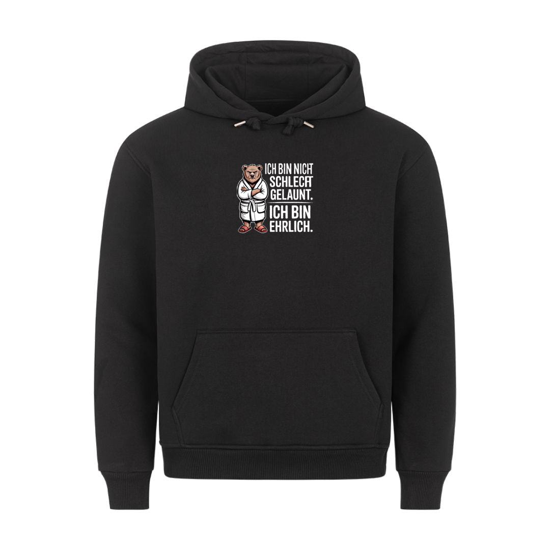 Lustiger Hoodie mit Spruch Ich bin ehrlich, Vorderansicht