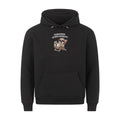 Lustiger Hoodie mit Spruch Rente Faultier, Vorderansicht