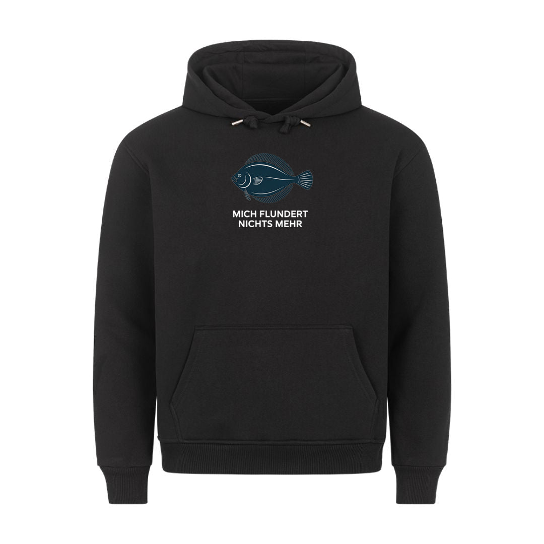 Lustiger Hoodie mit Spruch Mich Flundert, Vorderansicht