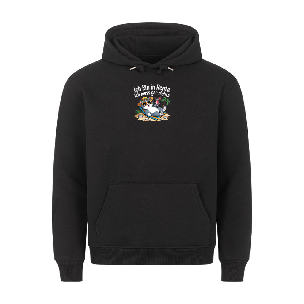 Lustiger Hoodie mit Spruch Ich Bin in Rente, Vorderansicht