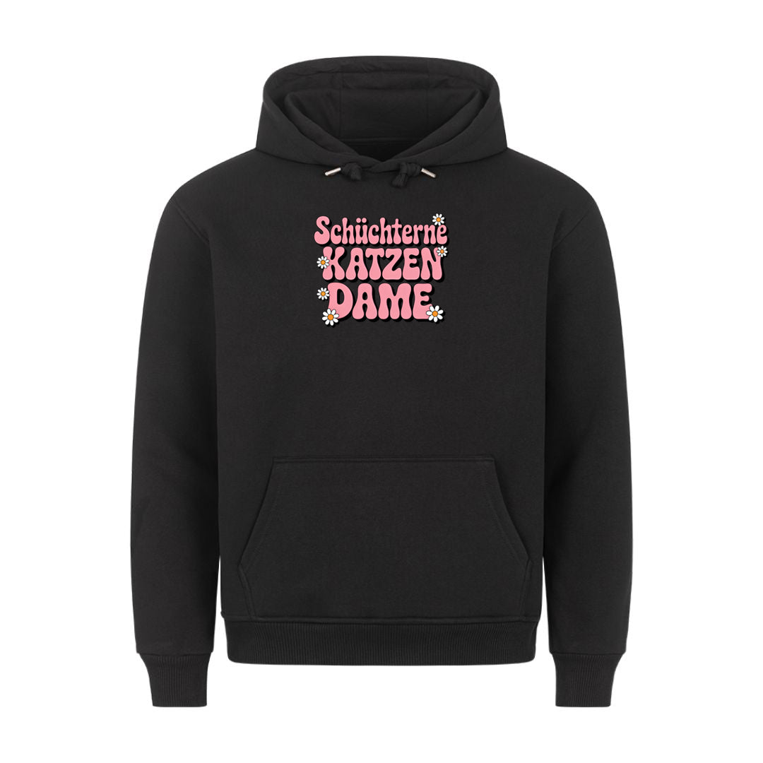 Schüchterne Katzen Dame Hoodie