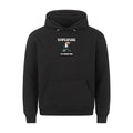 Lustiger Hoodie mit Spruch Auf die Palme bringen, Vorderansicht