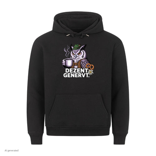 Dezent Genervt Wiesn Hoodie in Schwarz