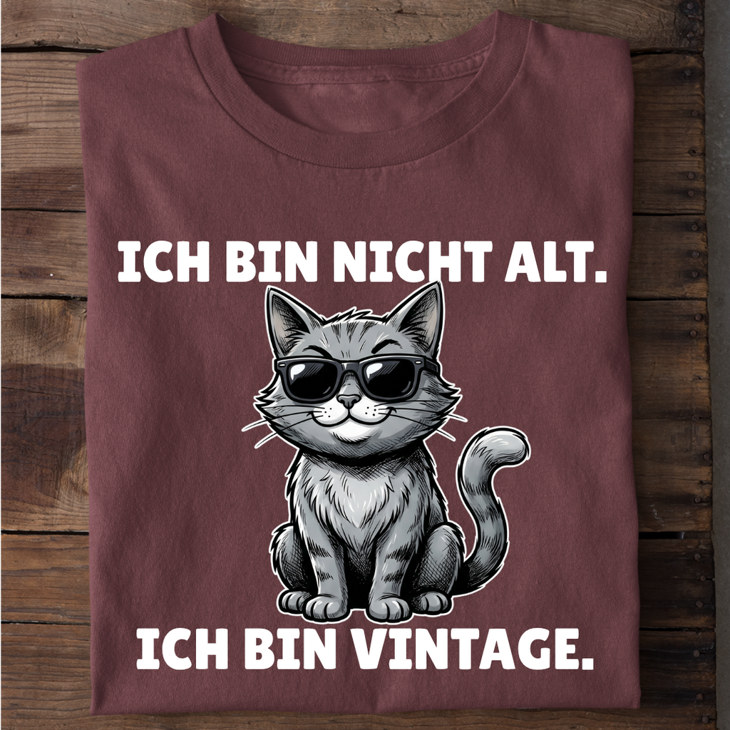 Ich bin Vintage Bio T-Shirt