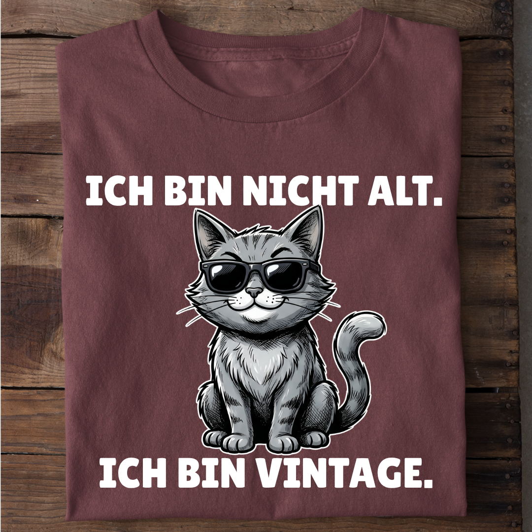 Ich bin Vintage Bio T-Shirt