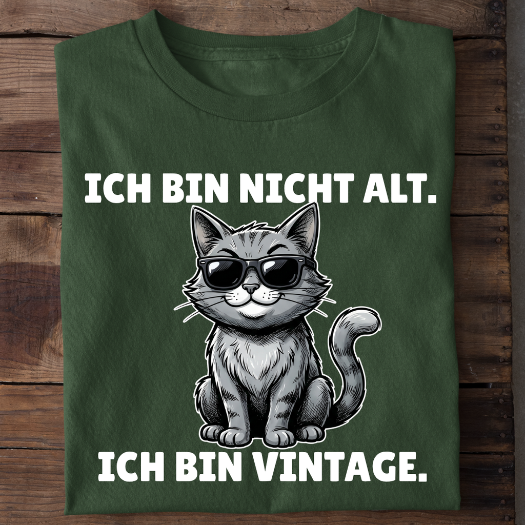 Ich bin Vintage Bio T-Shirt