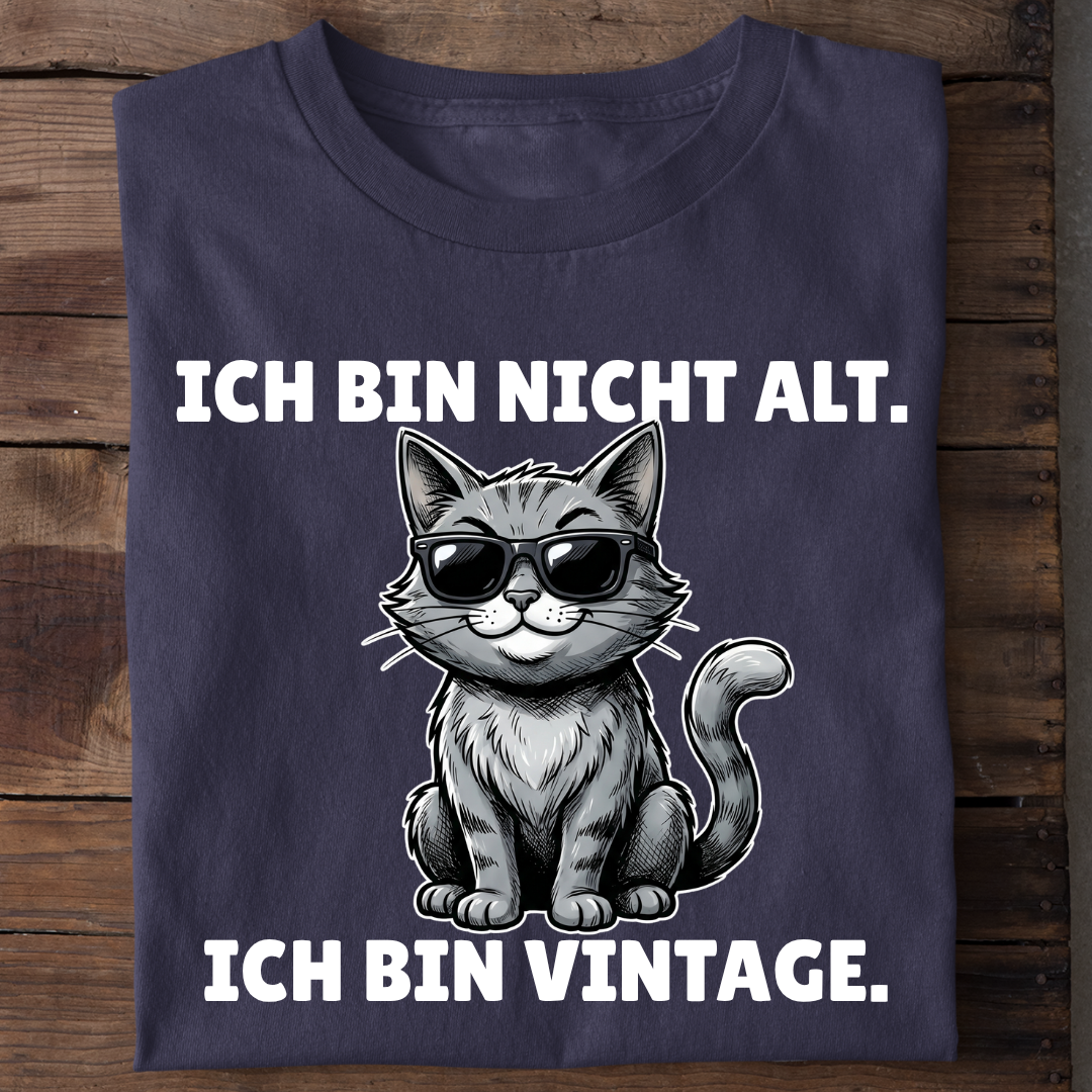 Ich bin Vintage Bio T-Shirt
