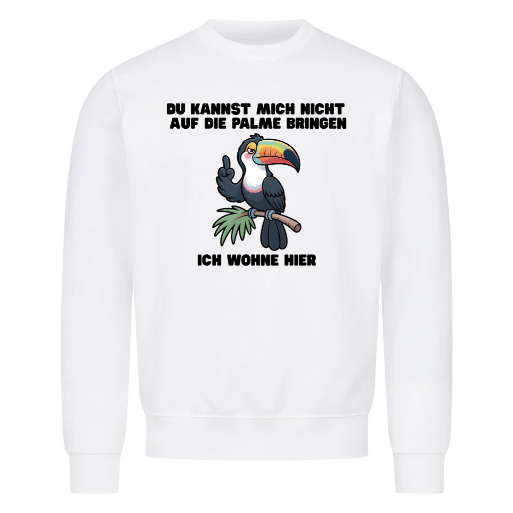 Sweatshirt Auf die Palme bringen, getragen