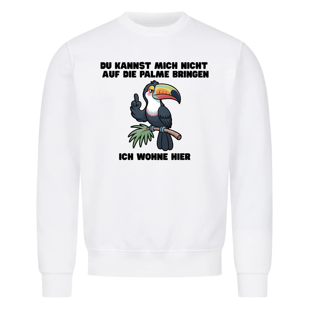 Sweatshirt Auf die Palme bringen, getragen