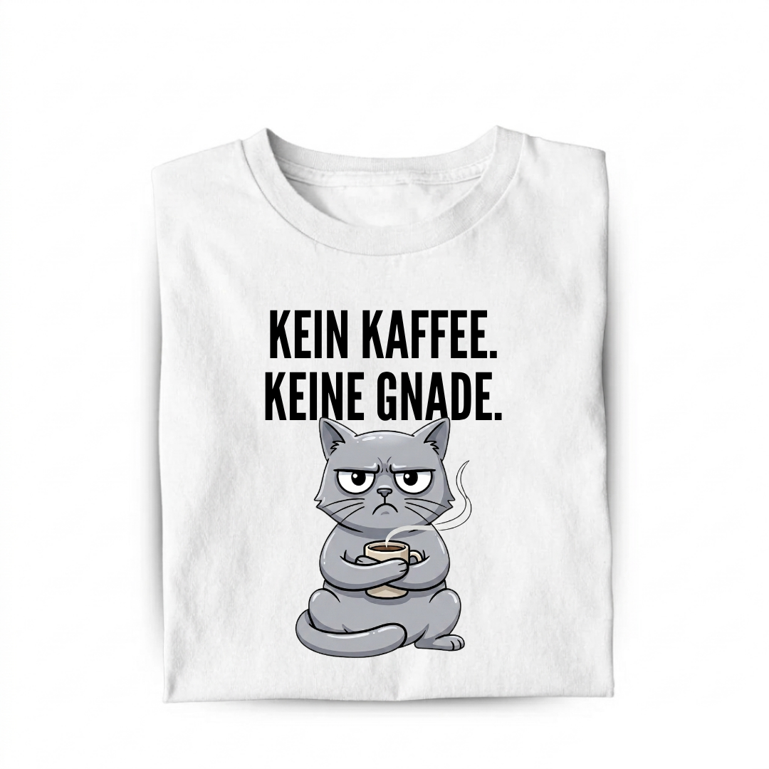 Kein Kaffee. Keine Gnade. Bio T-Shirt