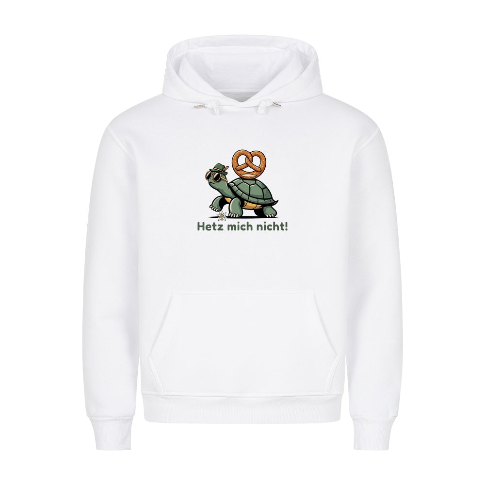 Hetz mich nicht Wiesn Hoodie in Weiß