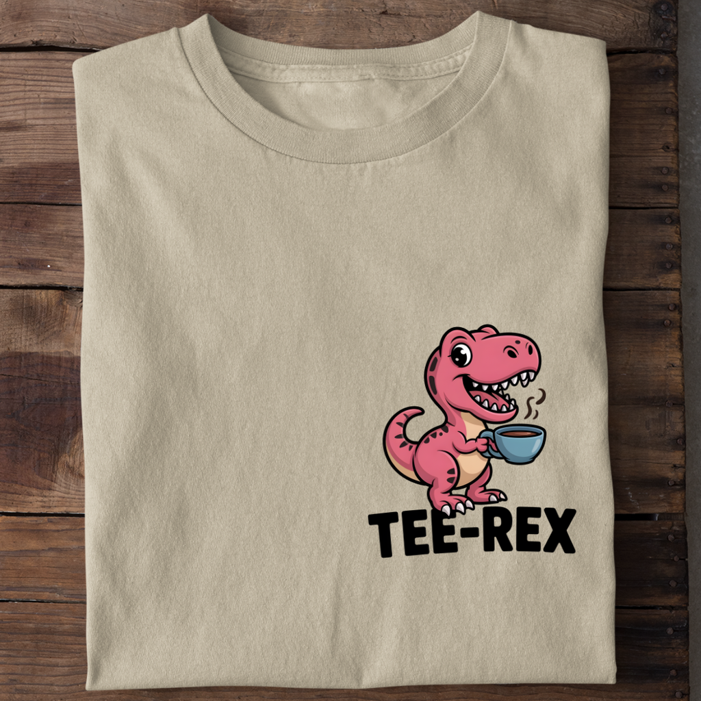 T-Shirt Tee-Rex, Seitenansicht