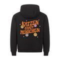 Katzen statt Menschen Hoodie BackPrint
