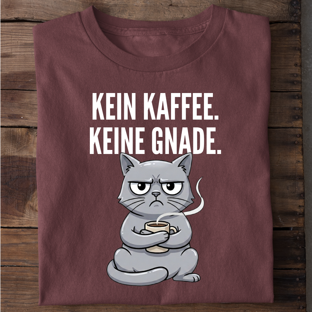 Kein Kaffee. Keine Gnade. Bio T-Shirt