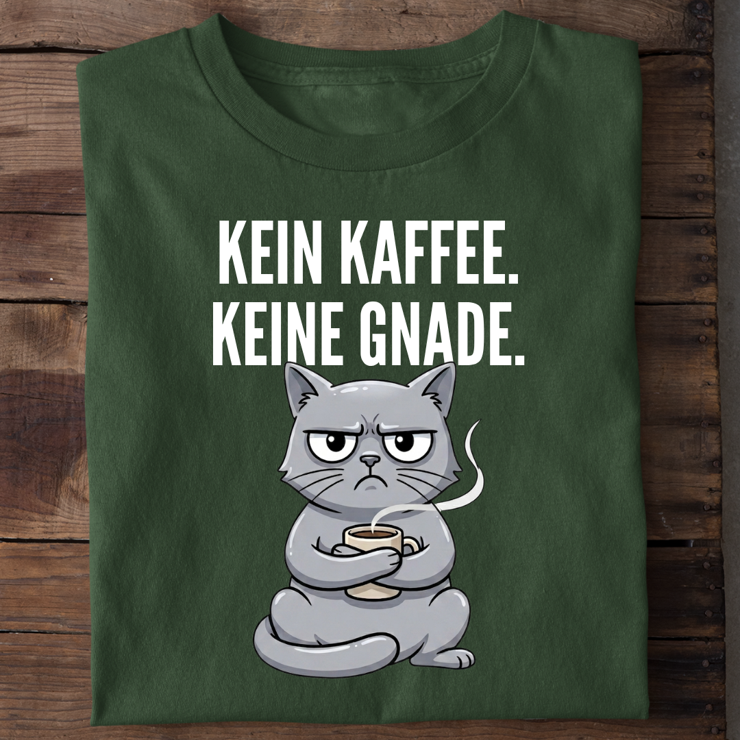 Kein Kaffee. Keine Gnade. Bio T-Shirt
