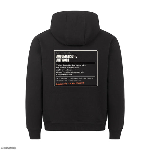 Schwarz – Unisex Hoodie