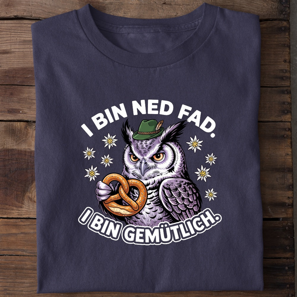 I bin ned fad Wiesn T-Shirt in Navy
