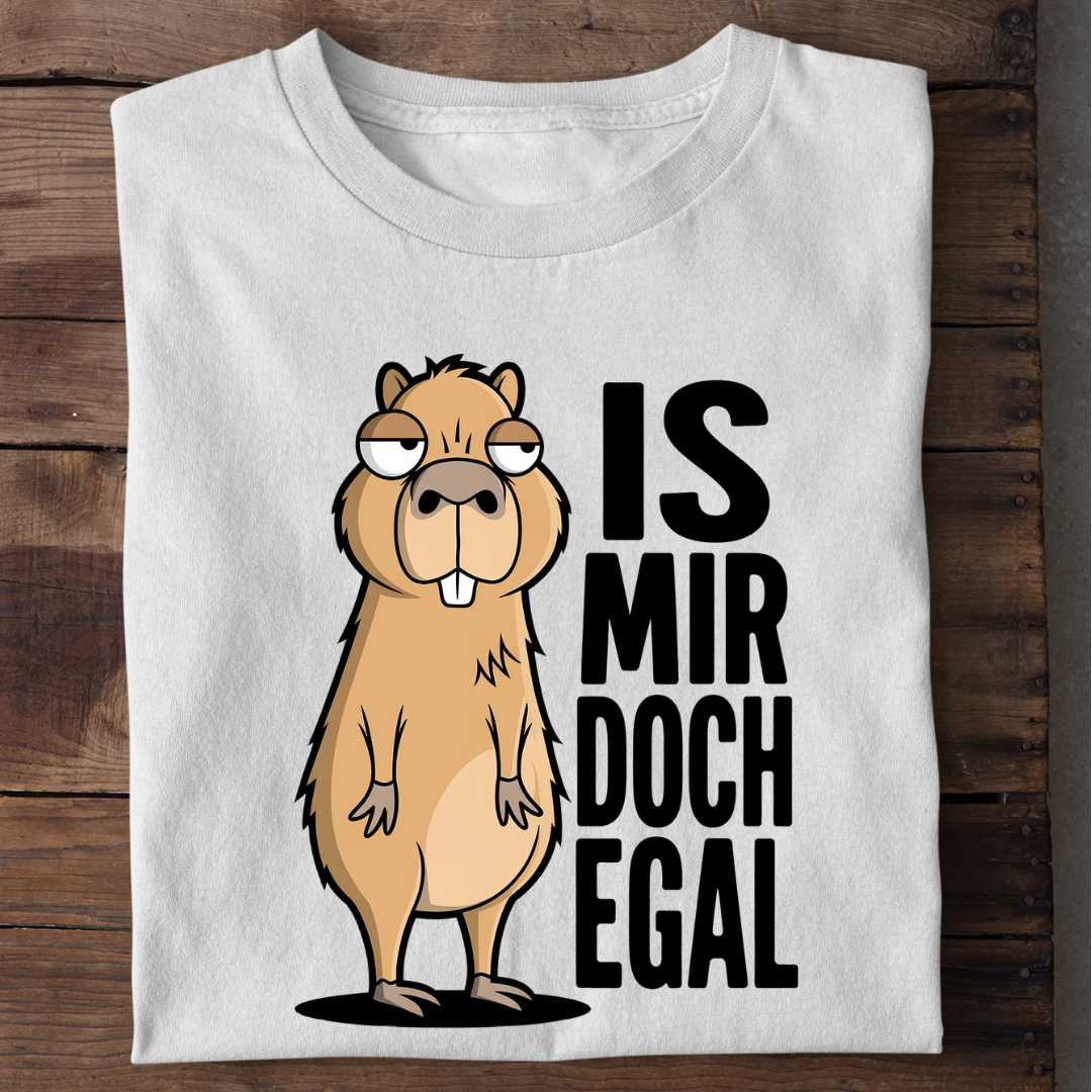 T-Shirt Is mir doch egal, Detailansicht