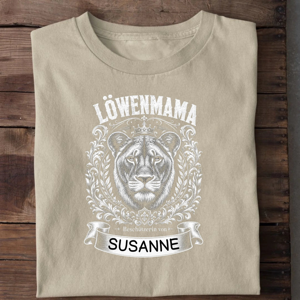 Personalisierbares T-Shirt mit Motiv 'Löwenmama', Ansicht 5