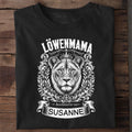 Personalisierbares T-Shirt mit Motiv 'Löwenmama', Ansicht 1