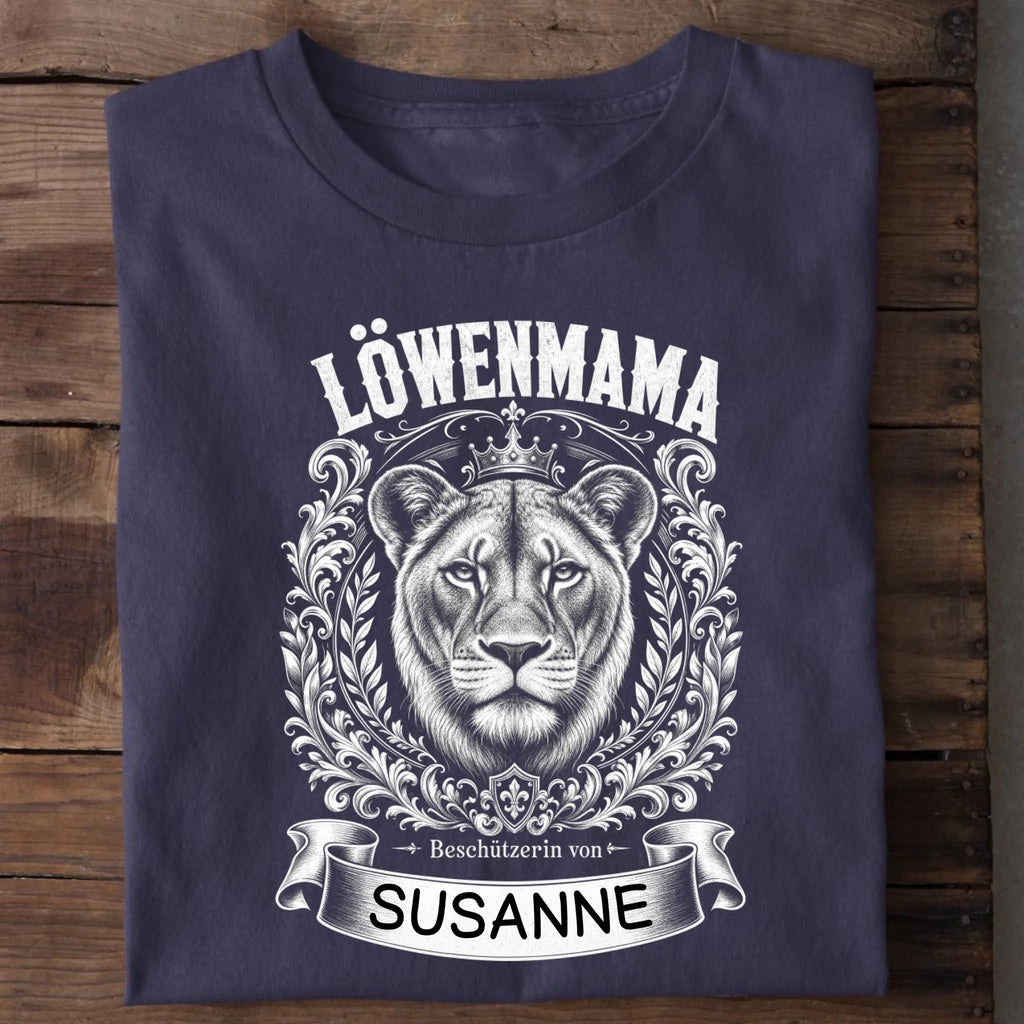 Personalisierbares T-Shirt mit Motiv 'Löwenmama', Ansicht 2