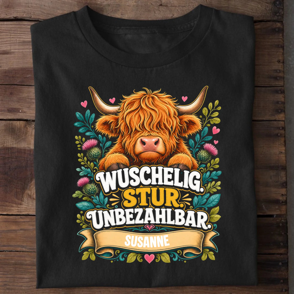 Personalisierbares T-Shirt mit Motiv 'Wuschelig', Ansicht 1