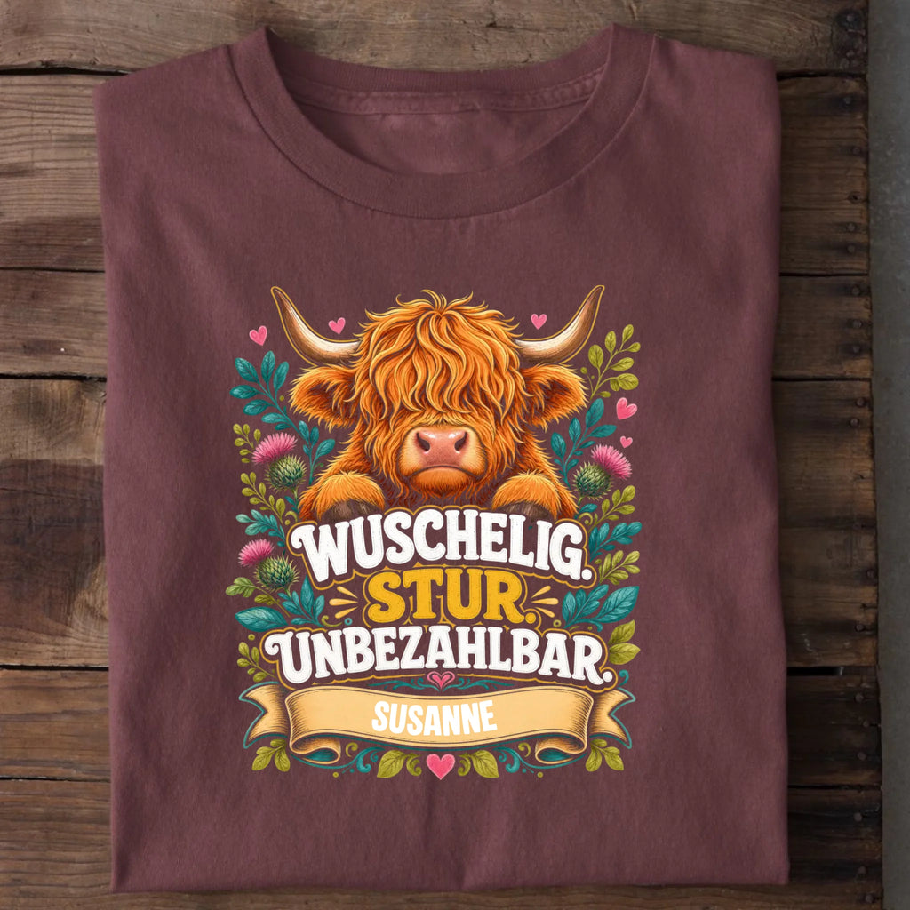 Personalisierbares T-Shirt mit Motiv 'Wuschelig', Ansicht 3