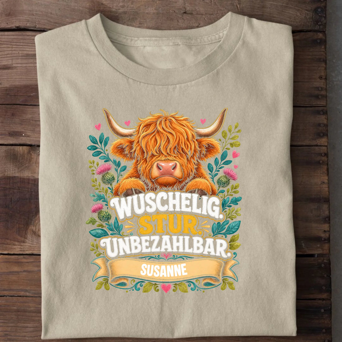 Personalisierbares T-Shirt mit Motiv 'Wuschelig', Ansicht 5