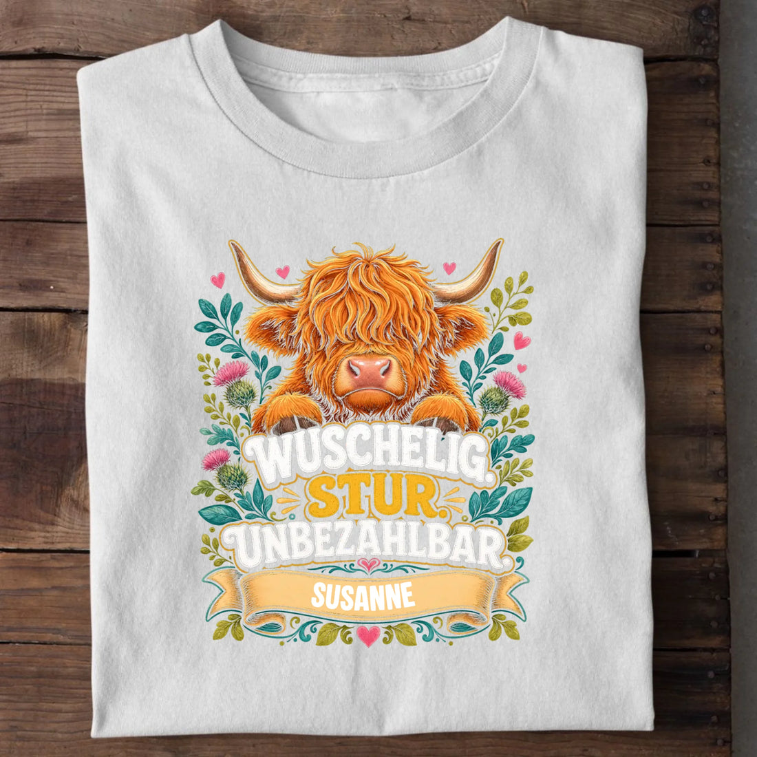 Personalisierbares T-Shirt mit Motiv 'Wuschelig', Ansicht 6