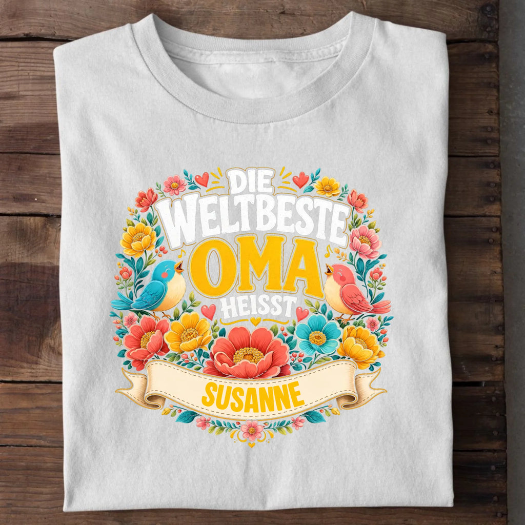 Personalisierbares T-Shirt mit Motiv 'Beste Oma', Ansicht 6