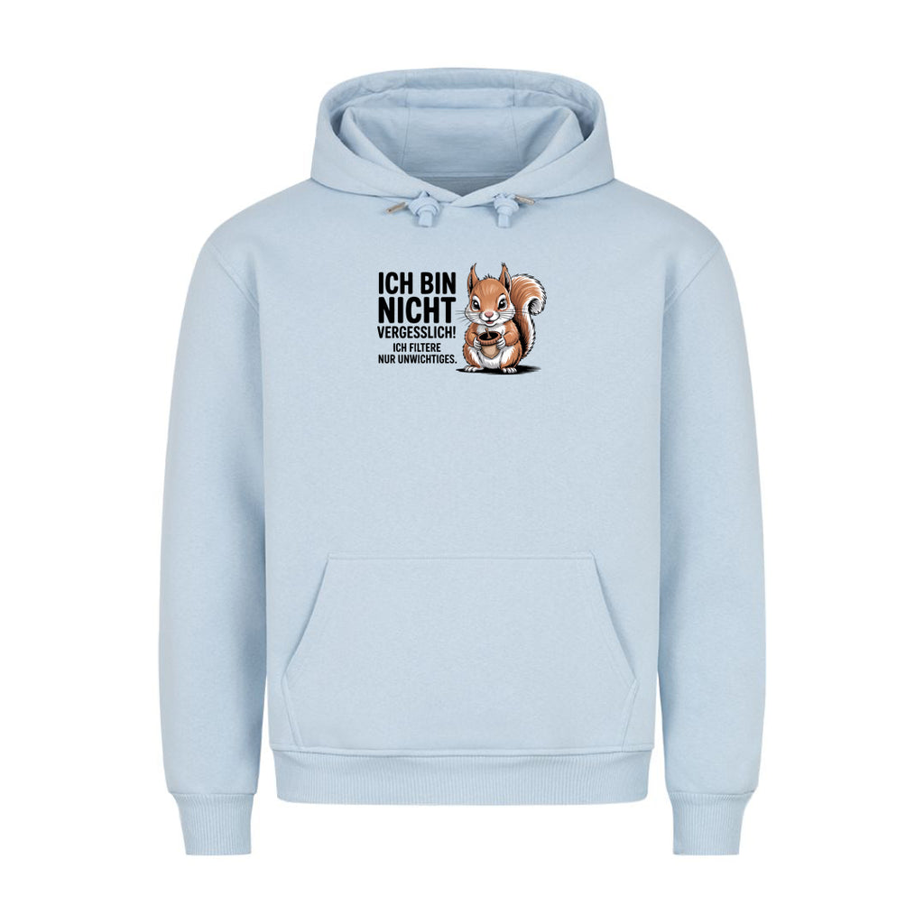 Hoodie Ich bin nicht vergesslich, Detailansicht