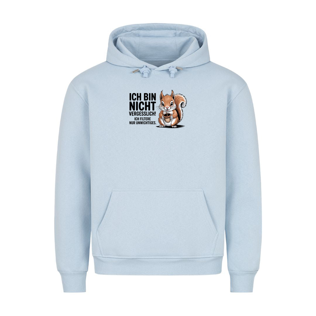 Hoodie Ich bin nicht vergesslich, Detailansicht