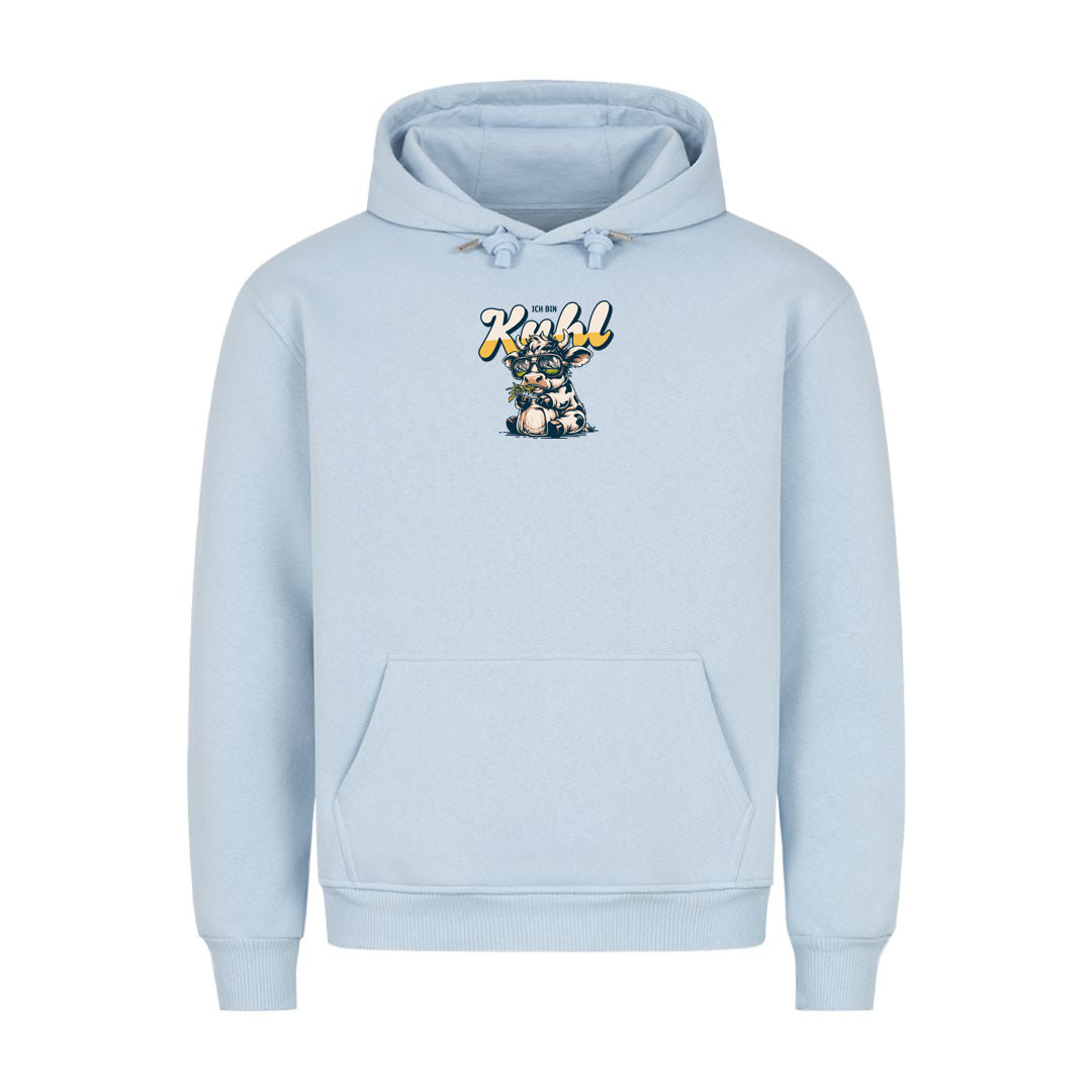 Hoodie Ich bin kuhl, Detailansicht
