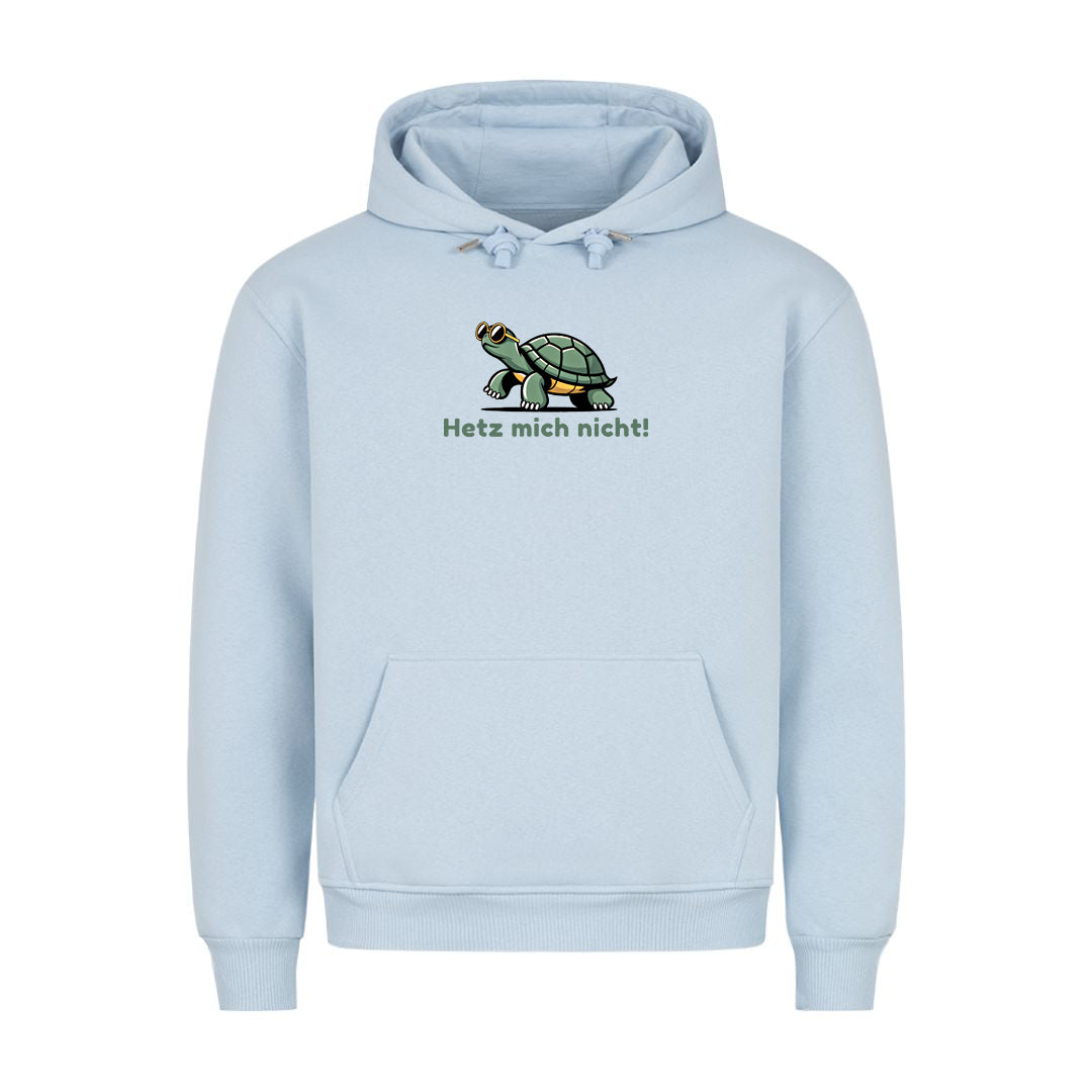 Hoodie Hetz mich nicht Schildkröte, Detailansicht