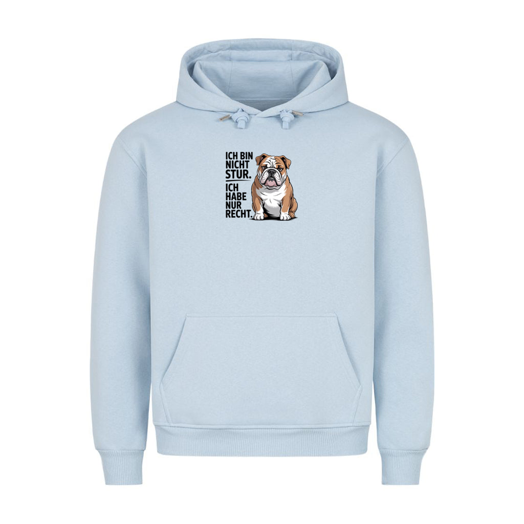 Hoodie Ich Bin Nicht Stur, Detailansicht