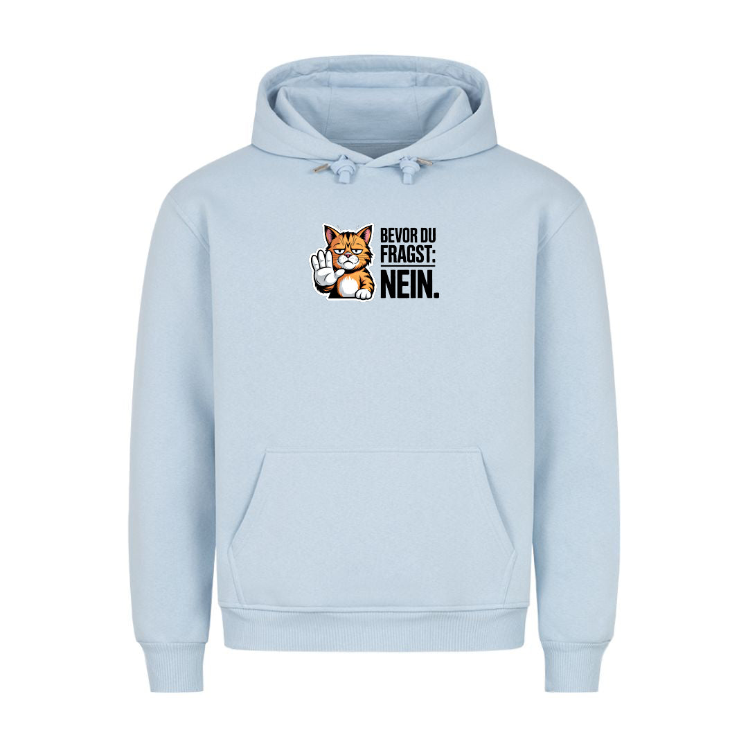 Hoodie Nein Katze, Detailansicht